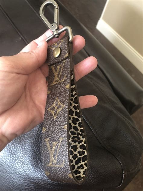 louis vuitton keychain wristlet|louis vuitton keychain price.